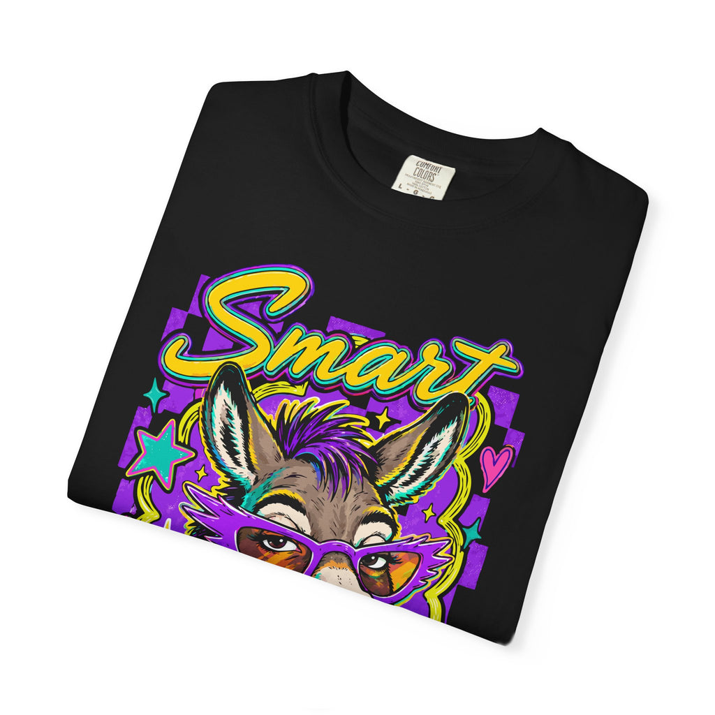 Smart Ass Donkey T-Shirt — Funny Graphic Tee with Sunglass Donkey Design