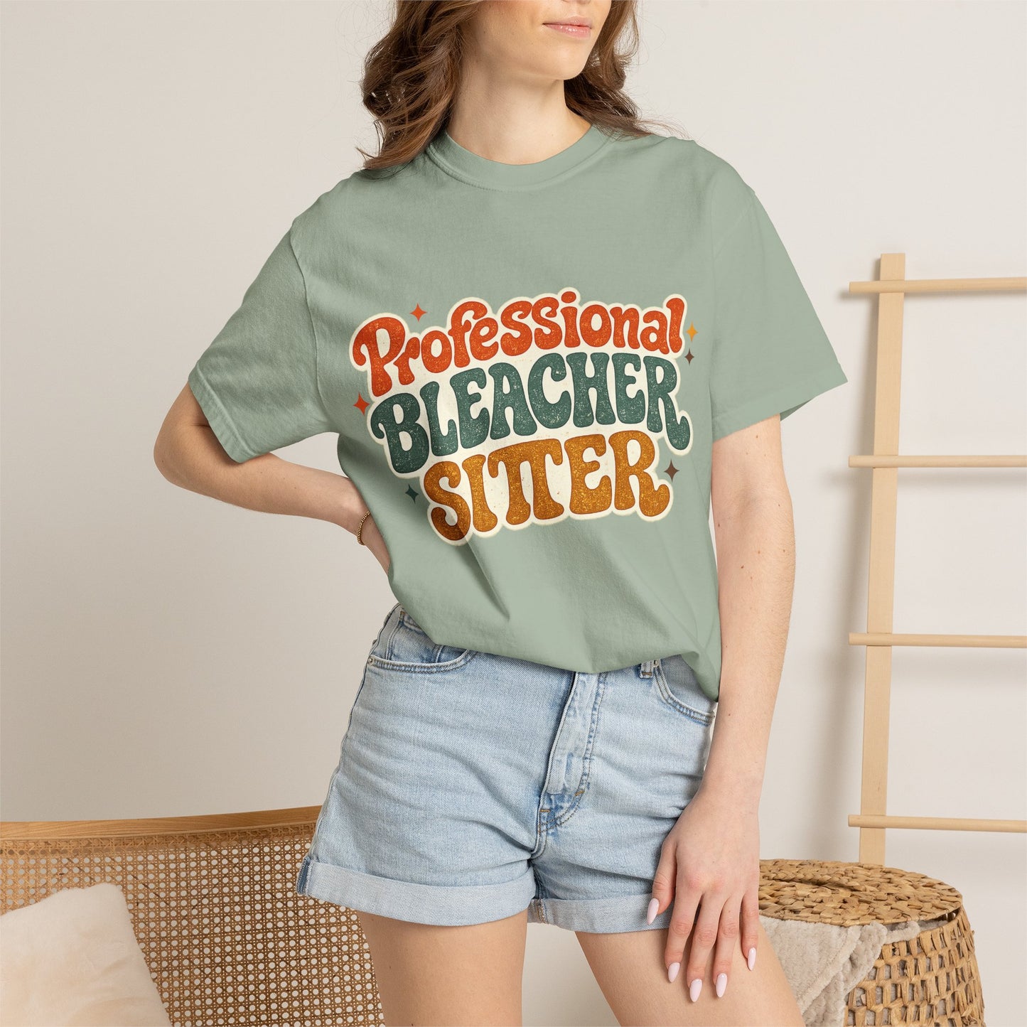 Professional Bleacher Sitter T‑Shirt — Retro Sports Fan Tee