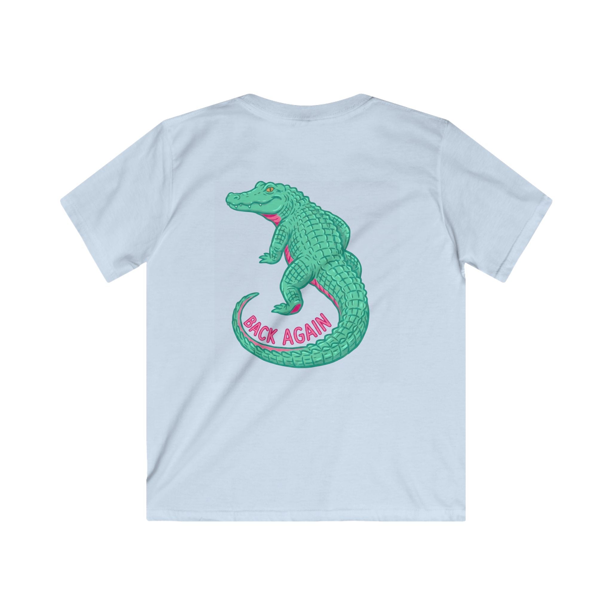 Kids Tee — 'Guess Who's Back' Crocodile Graphic Shirt