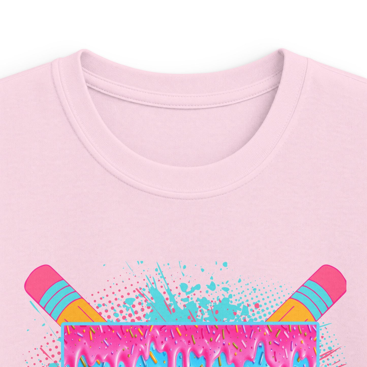 First Grade Drip Kids T-Shirt – Colorful Back-to-School Pencil Design