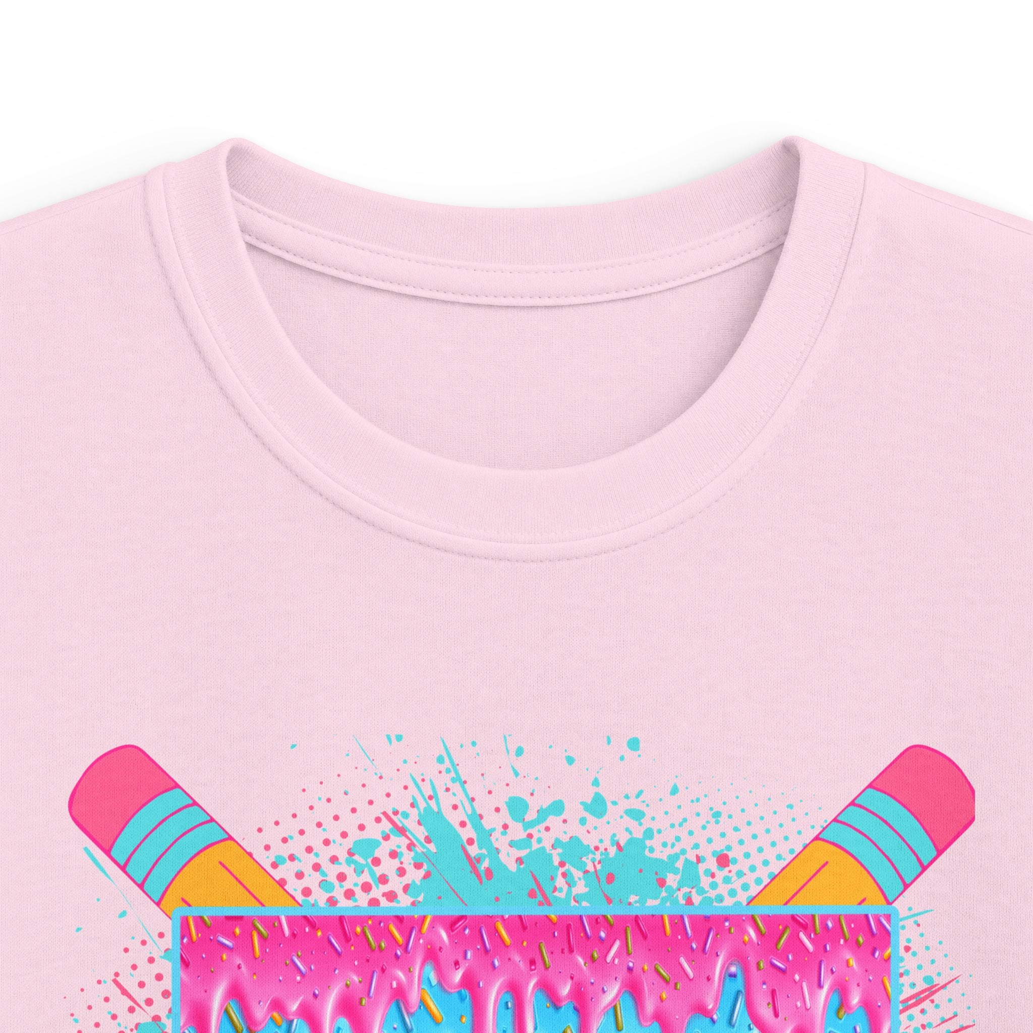 First Grade Drip Kids T-Shirt – Colorful Back-to-School Pencil Design