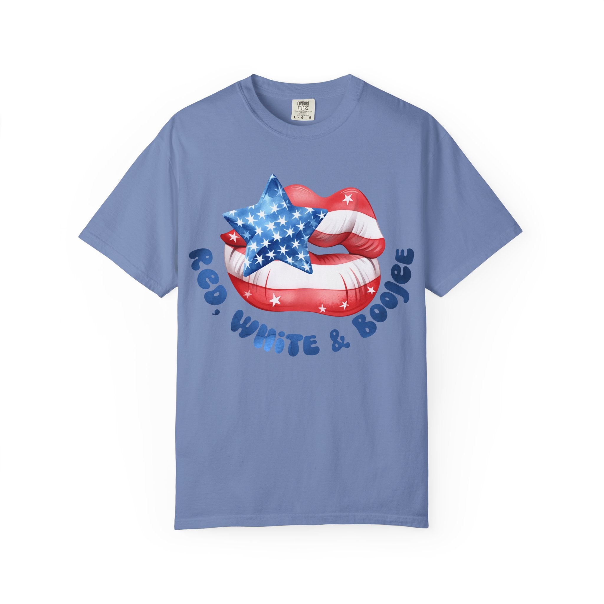 Patriotic "Red, White & Boogie" Graphic T-Shirt