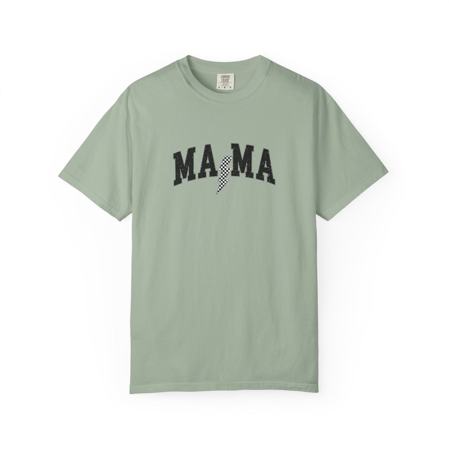 Mama Lightning T‑Shirt — “Running on School Pickup & Caffeine” Graphic Tee