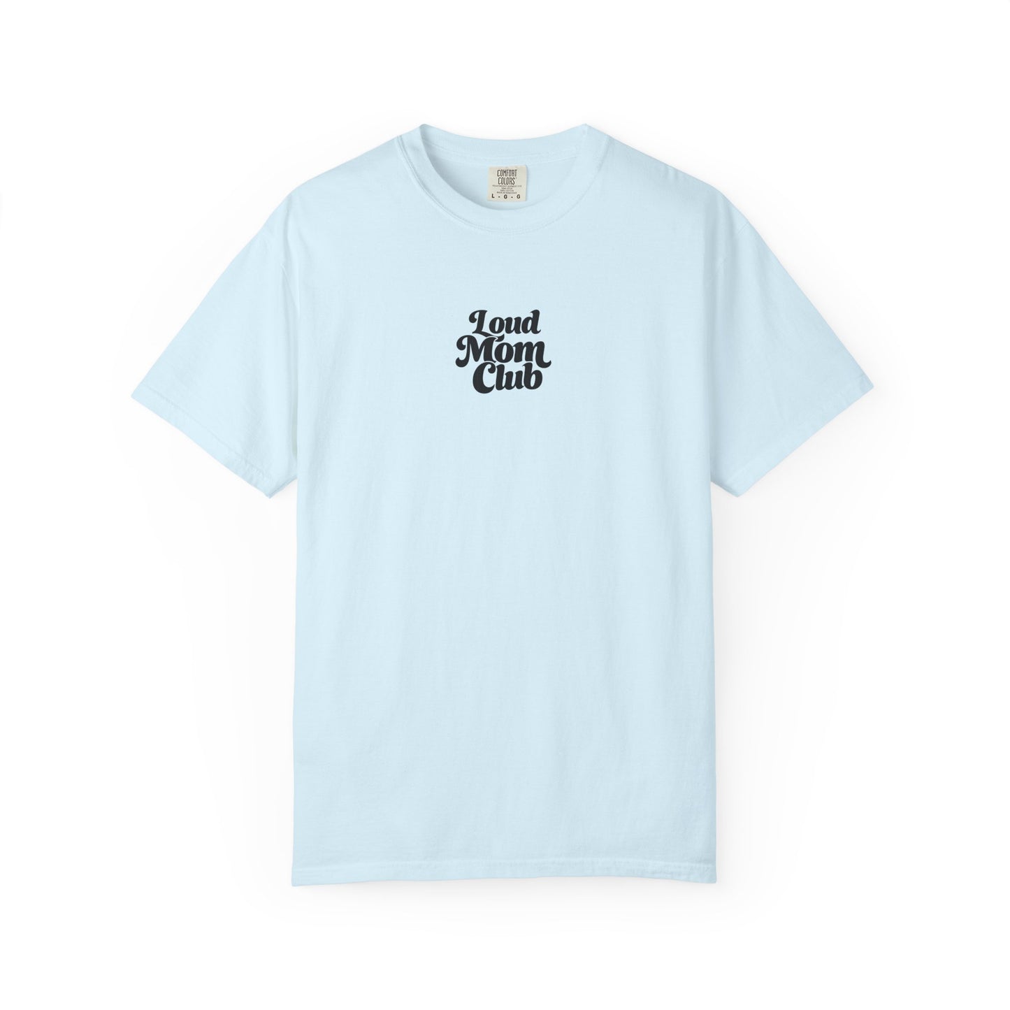 Soccer Mom T‑Shirt — "Loud Mom Club" Back Bow Graphic