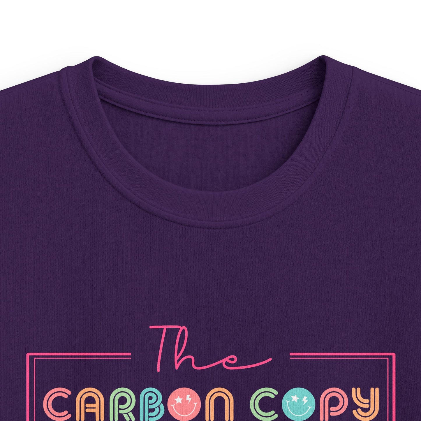 Kids Tee — "The Carbon Copy" Pastel Retro Logo