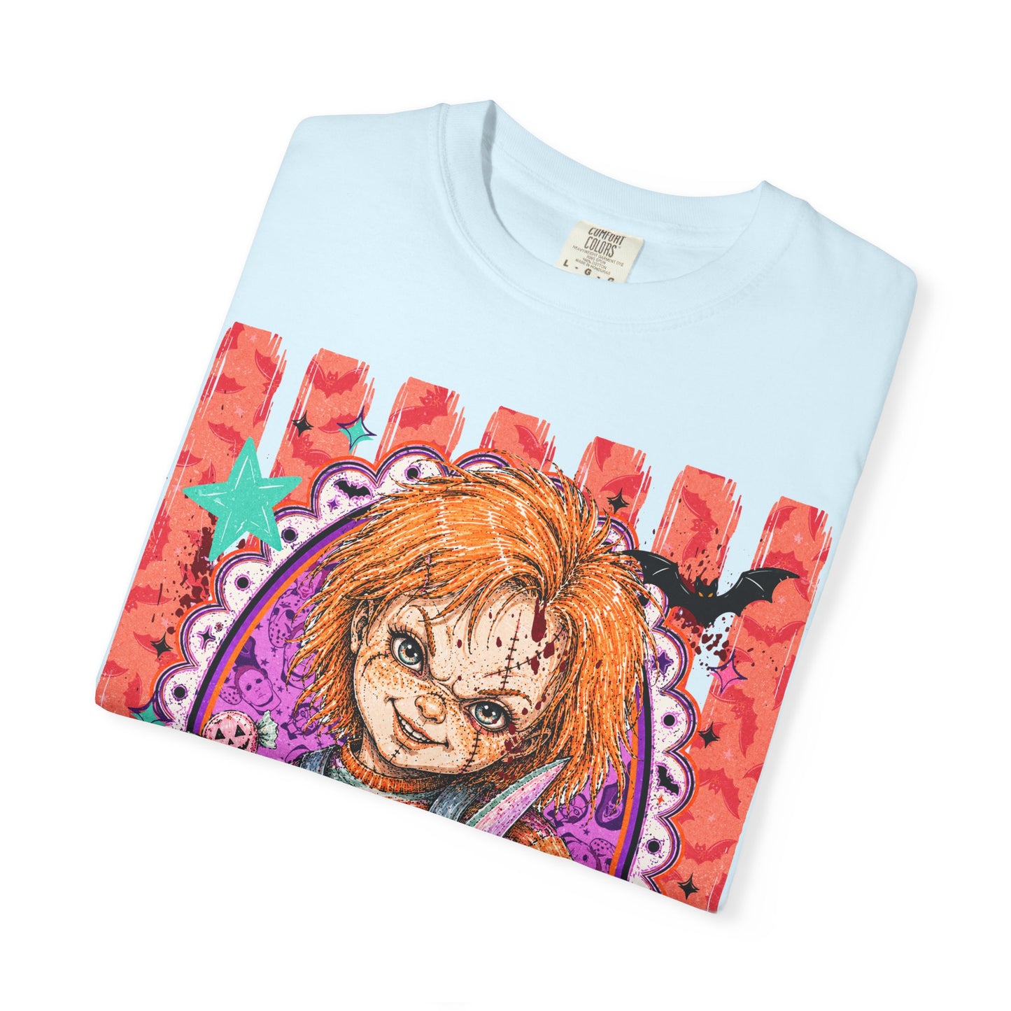 Chucky Doll Graphic T-Shirt — Retro Horror Movie Tee