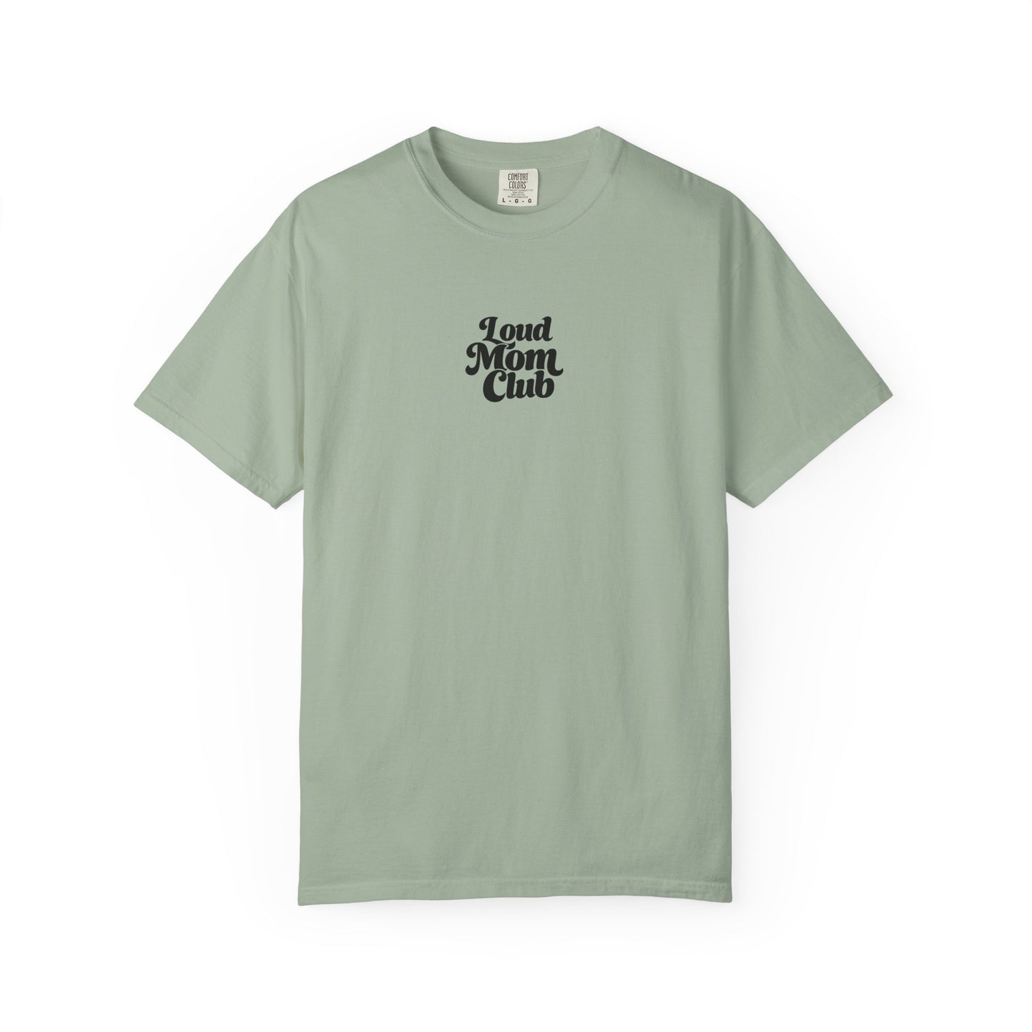 Soccer Mom T‑Shirt — "Loud Mom Club" Back Bow Graphic