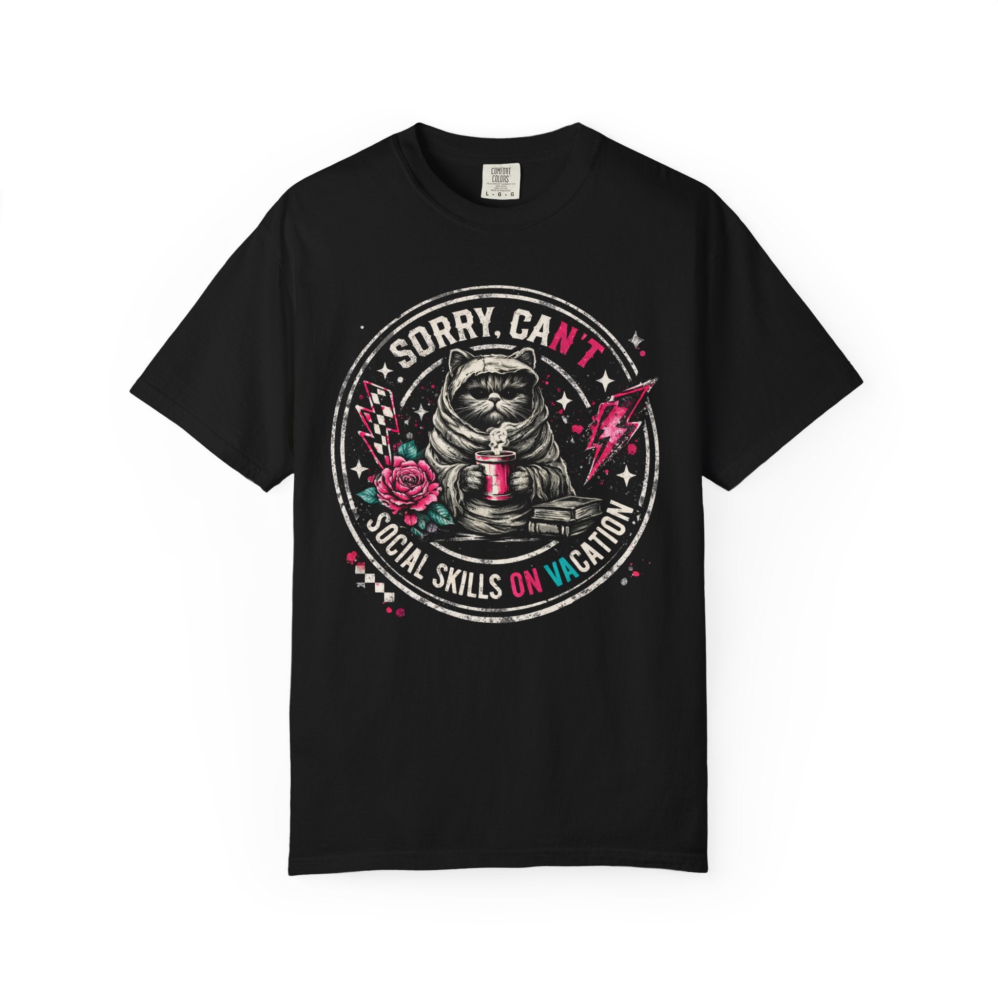 Sorry, Can’t — Social Skills On Vacation T-Shirt