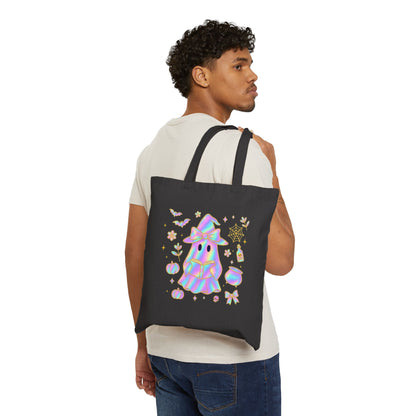Holographic Cute Ghost Tote
