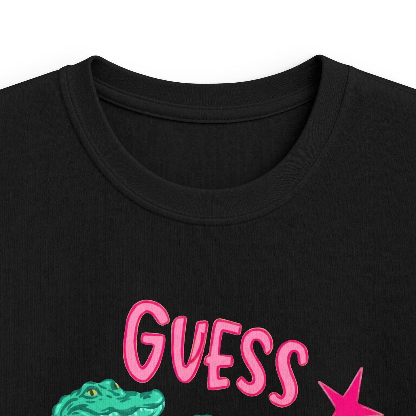 Kids Tee — 'Guess Who's Back' Crocodile Graphic Shirt