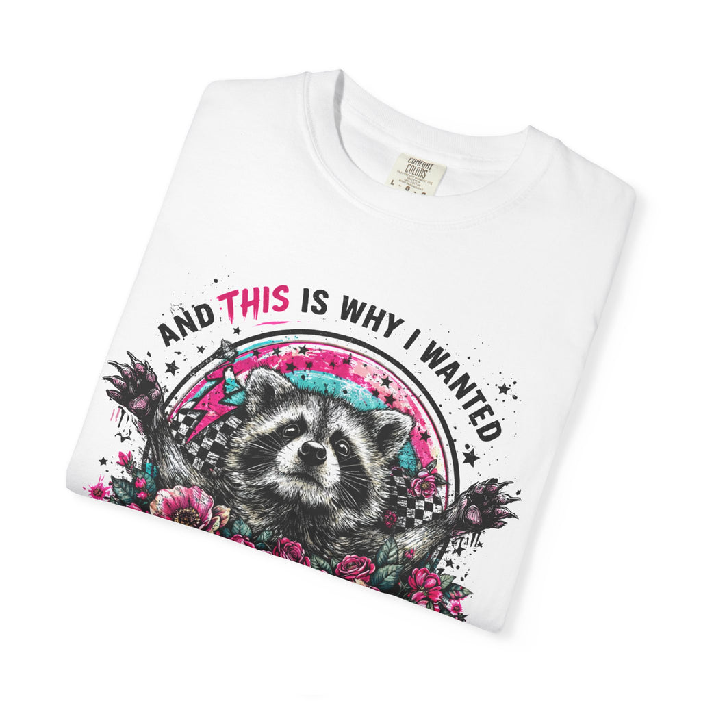 Raccoon "To Stay Home" Graphic T-Shirt