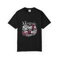 I'm Not Mean I'm Spicy Nice T-Shirt — Edgy Gothic Floral Skeleton Peace Tee