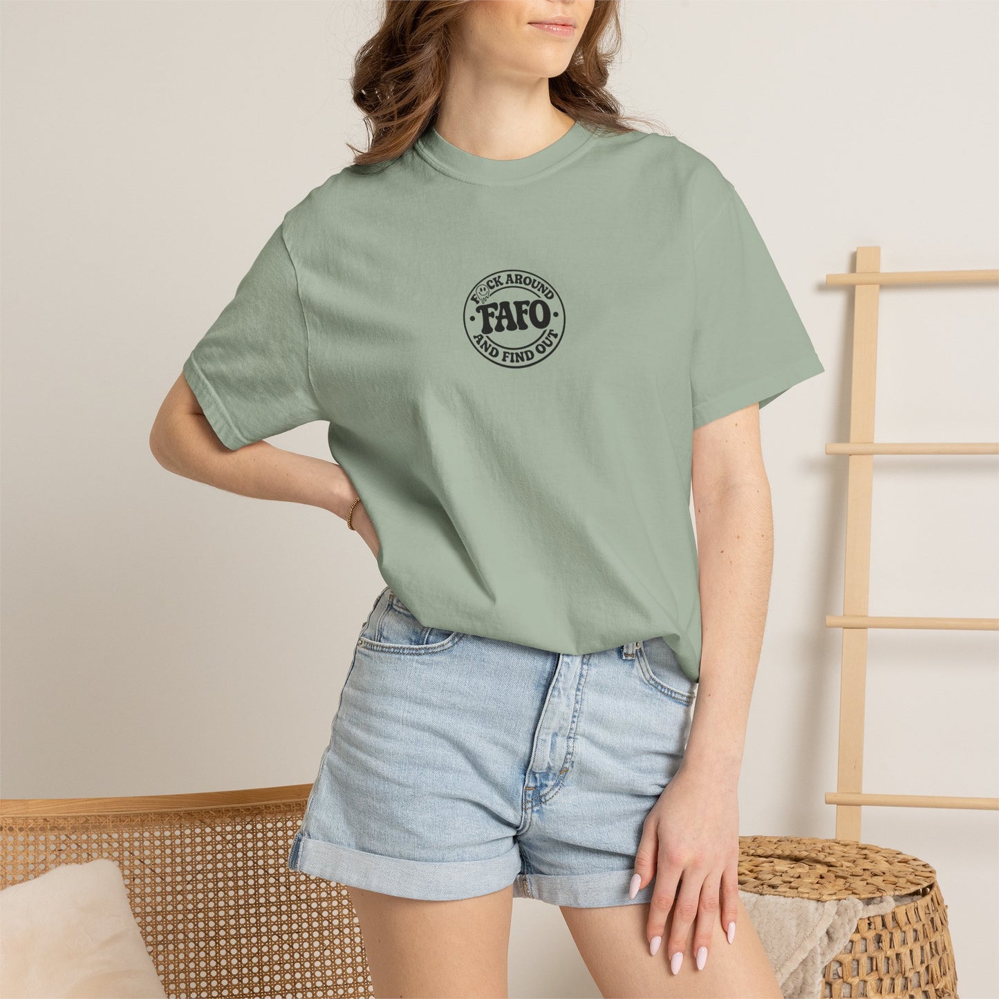 I Don't Chase Drama Tee — Funny Mom Dad Parenting T-Shirt ("I Don't Chase Drama Unless It's Chasing My Kids")