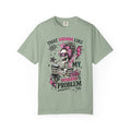 That Sounds Like My Husband's Problem T-Shirt — Funny Rockabilly Skull Graphic Tee for Wives