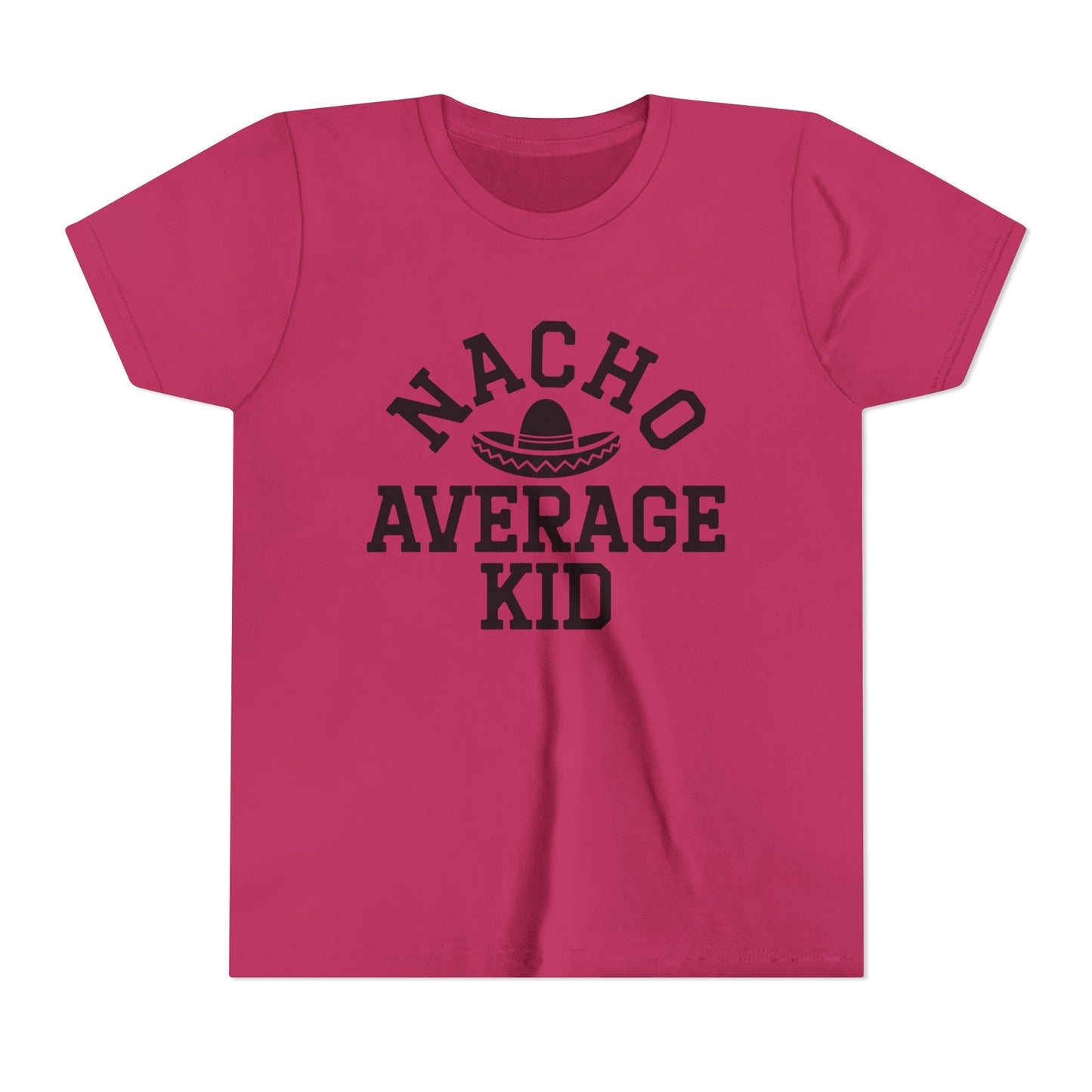 Youth Tee - "Nacho Average Kid" Funny Mexican Fiesta Shirt