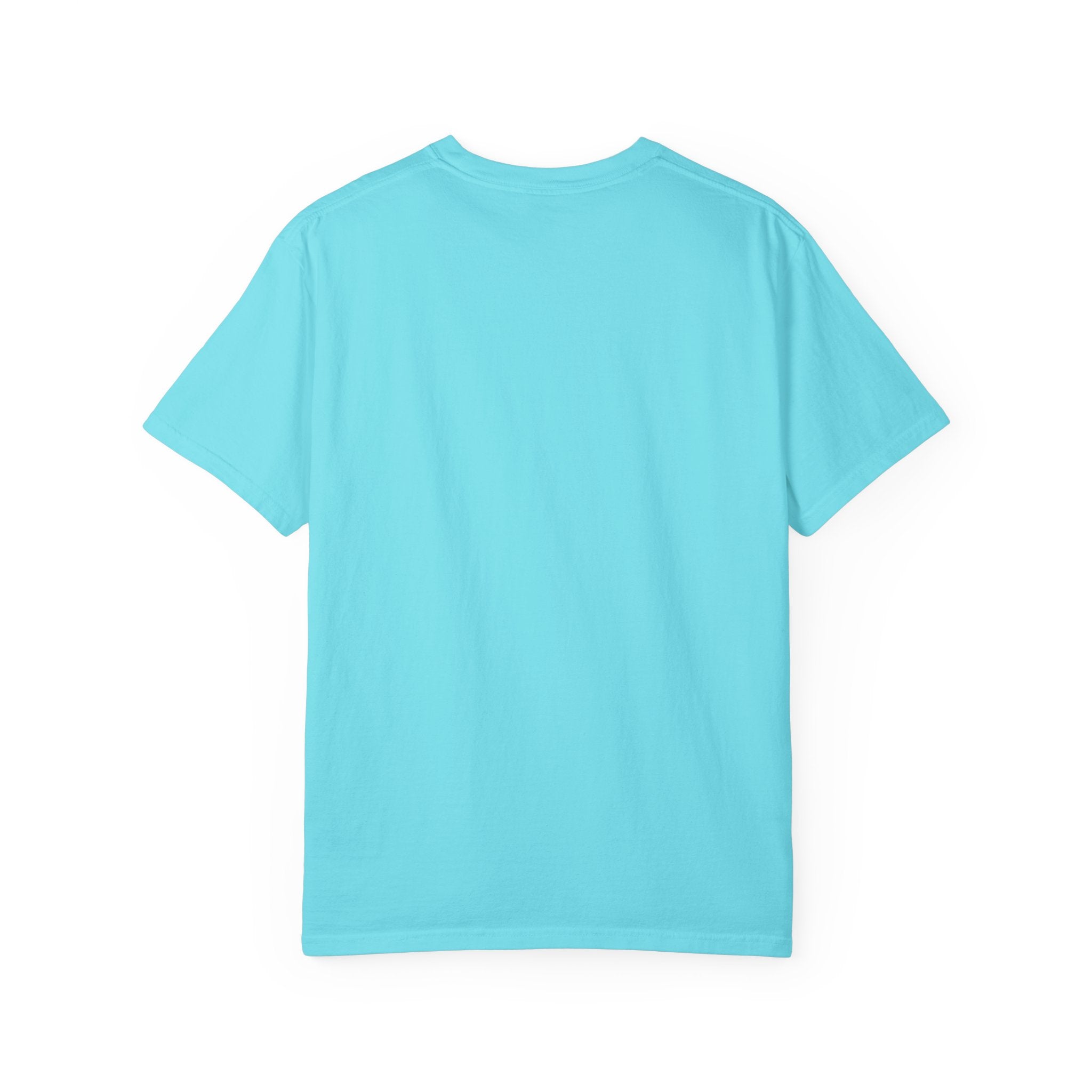 Imagine Caring More T-Shirt — Retro Neon Skeleton Graphic Tee