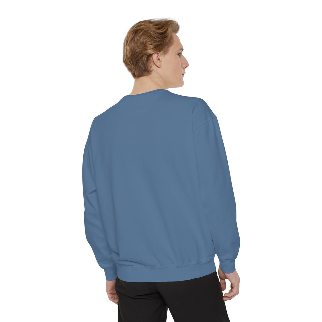 Veterans Tribute Sweatshirt — "Land of the Free, Because of the Brave" American Flag Memorial