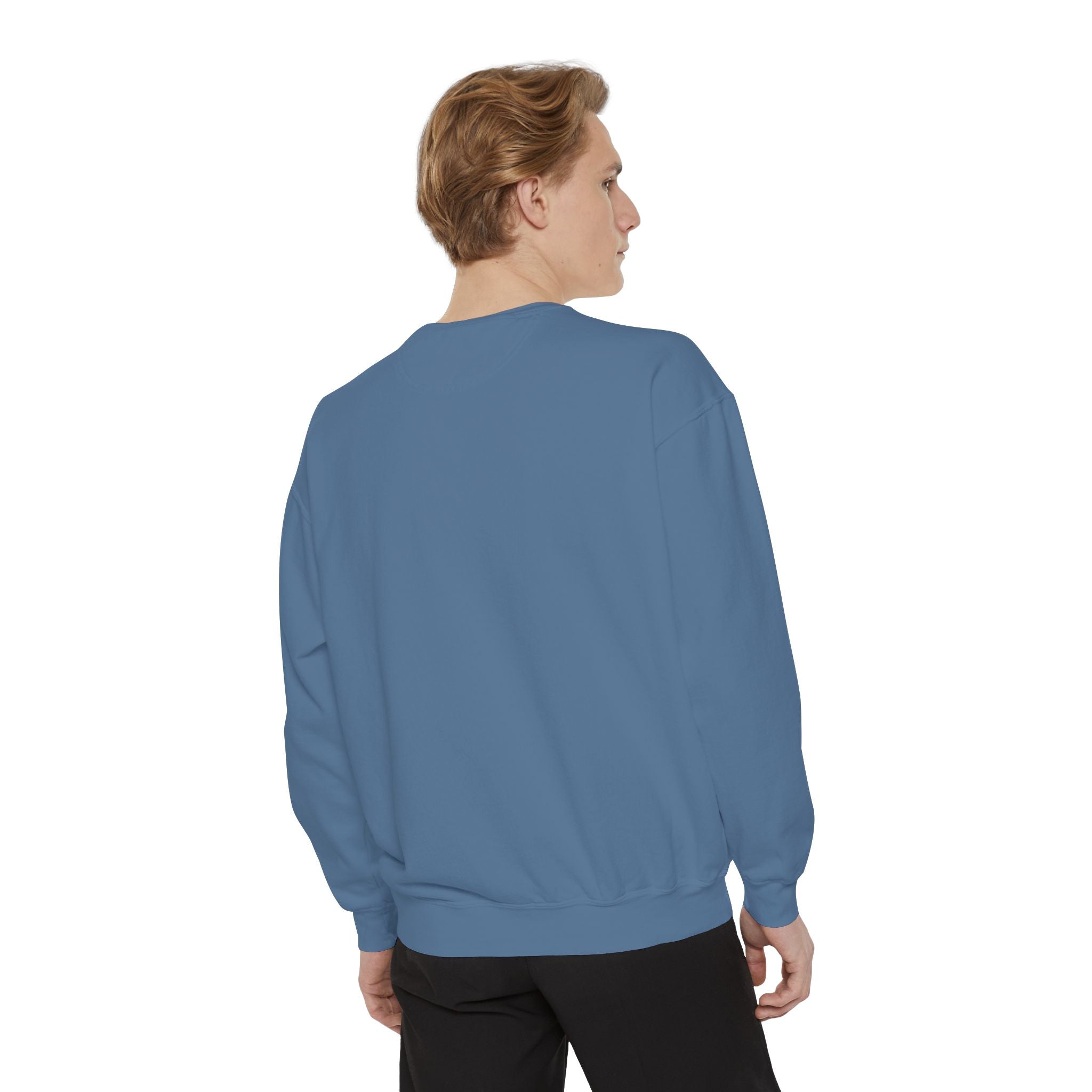 Veterans Tribute Sweatshirt — "Land of the Free, Because of the Brave" American Flag Memorial