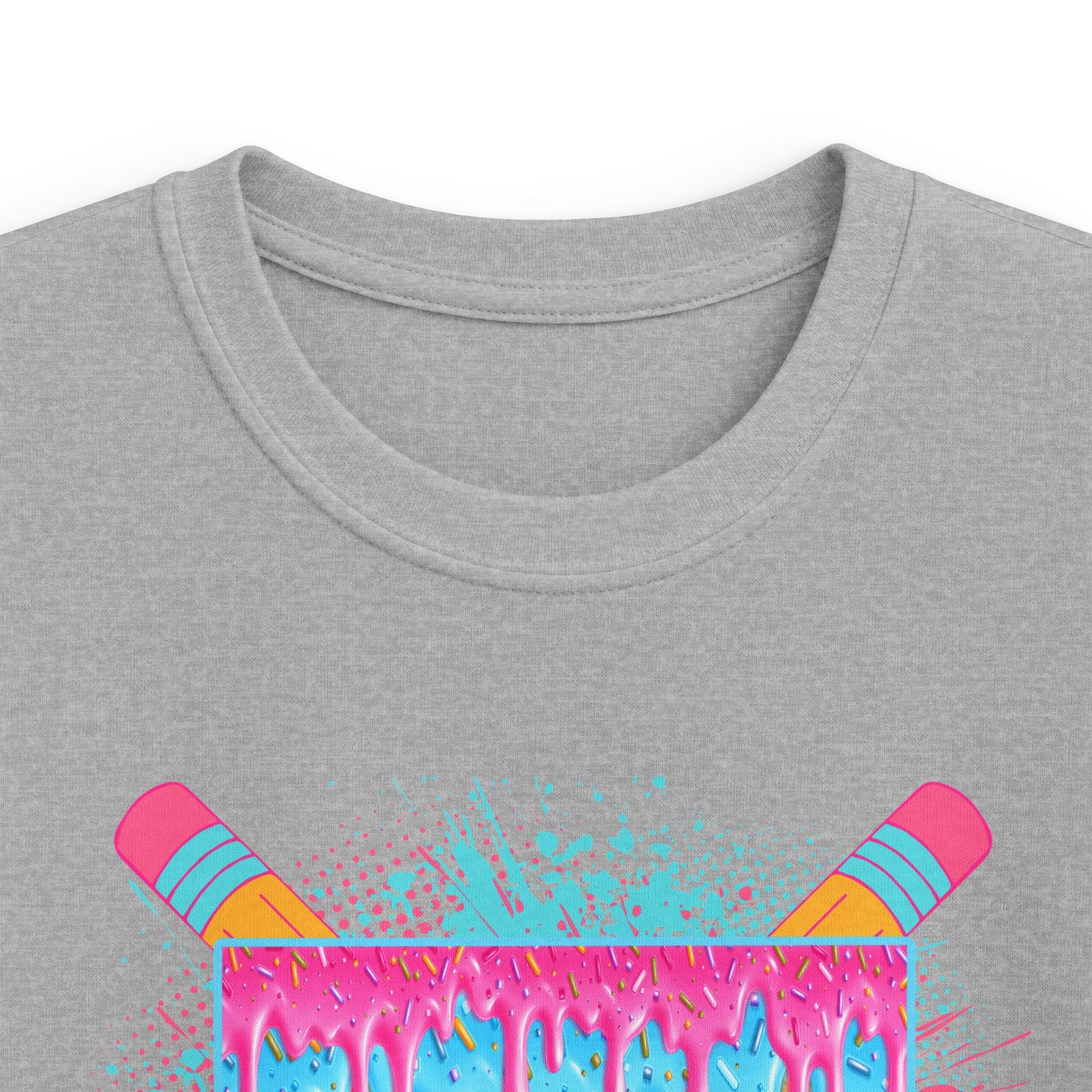 Kids T‑Shirt - Colorful 'Pre-K Dip' Crayon Drip Design (Back to School Gift)