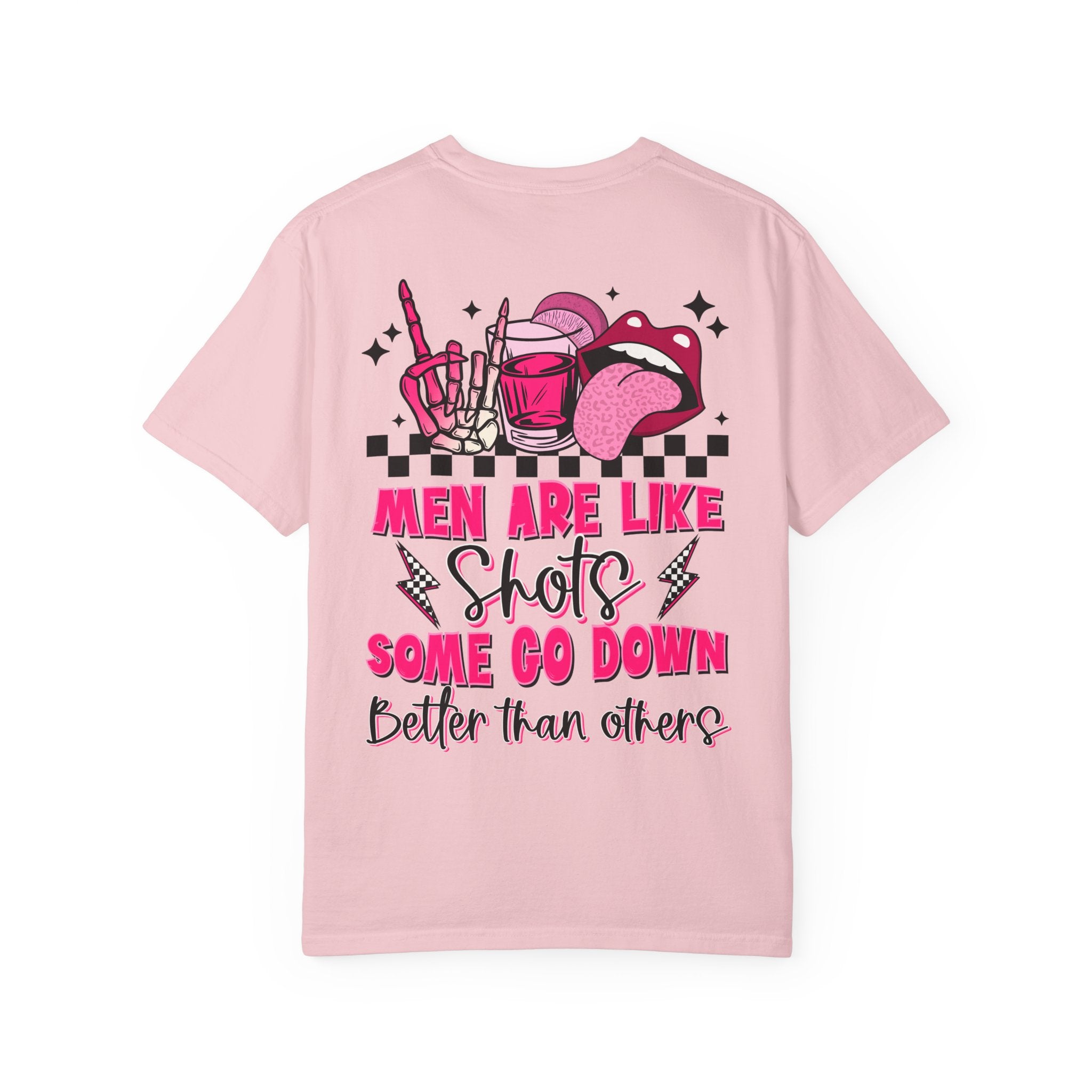 Men Are Like Shots T‑Shirt — "Some Go Down Better Than Others" Graphic Tee