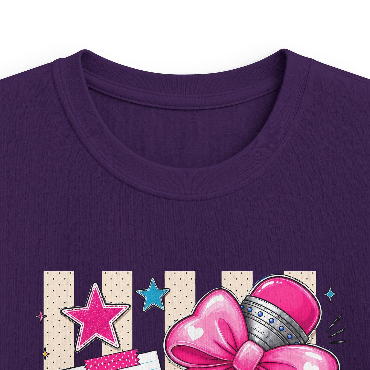 First Grade Kids T-Shirt — Cute Pink Bow Back-to-School Tee