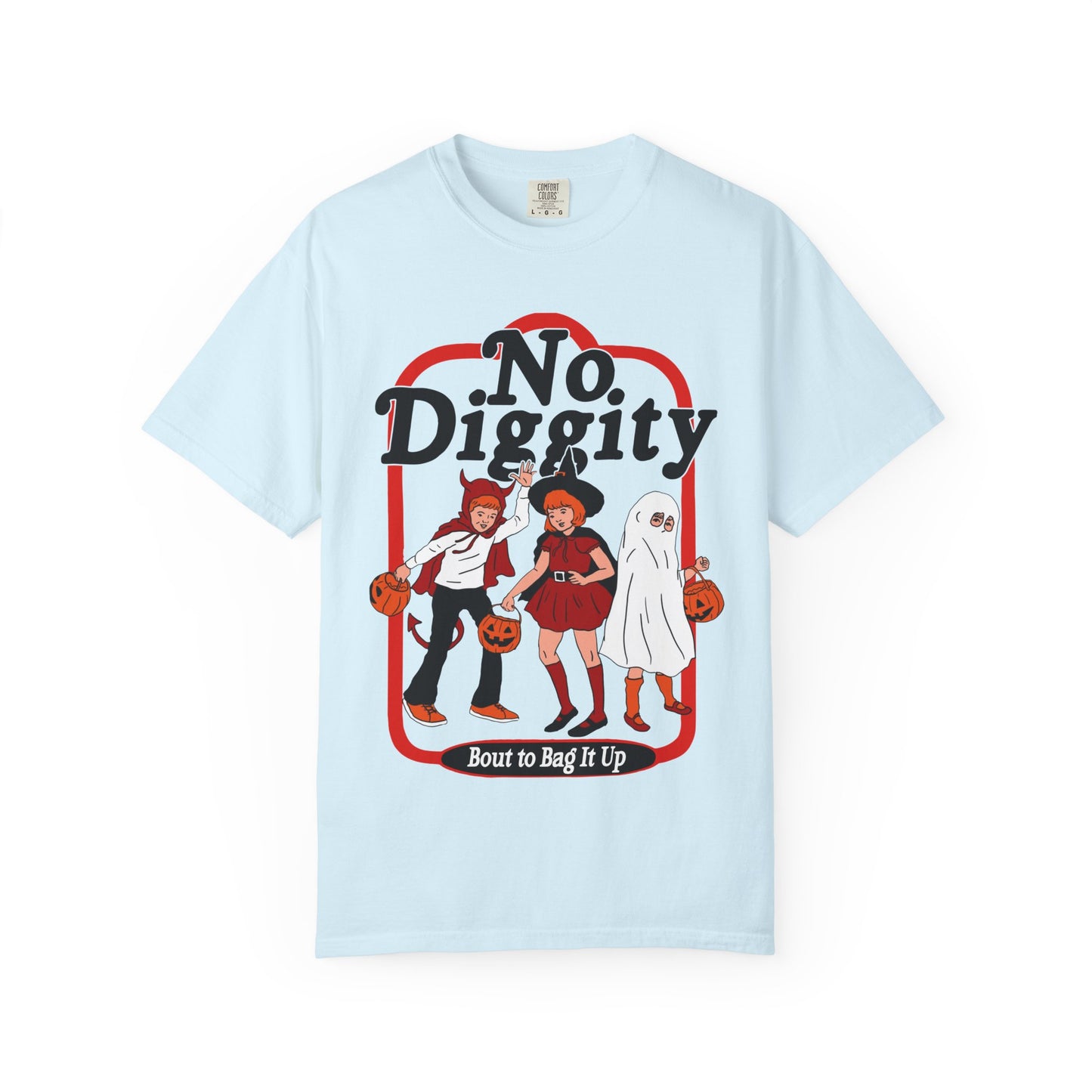 No Diggity Halloween T-Shirt — Retro Kids Trick-or-Treat Graphic Tee