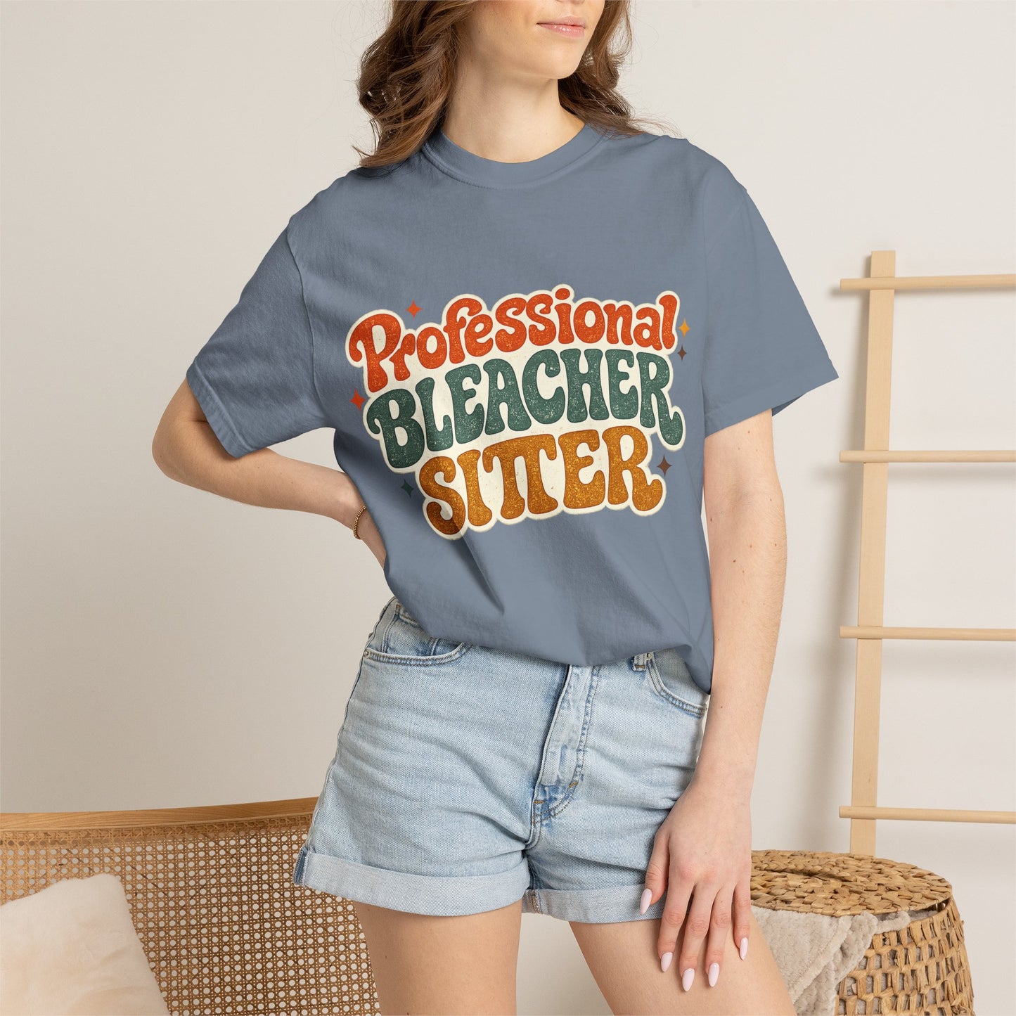 Professional Bleacher Sitter T‑Shirt — Retro Sports Fan Tee