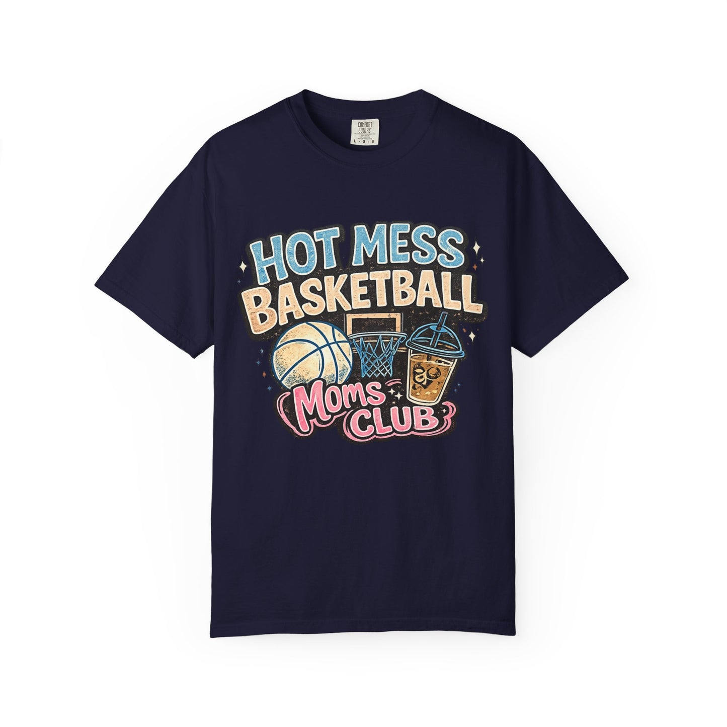 Hot Mess Basketball Moms' Club T-Shirt