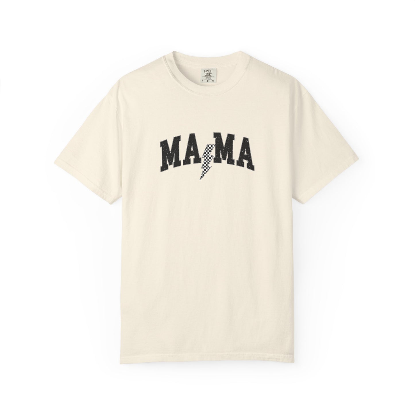 Mama Lightning T‑Shirt — “Running on School Pickup & Caffeine” Graphic Tee