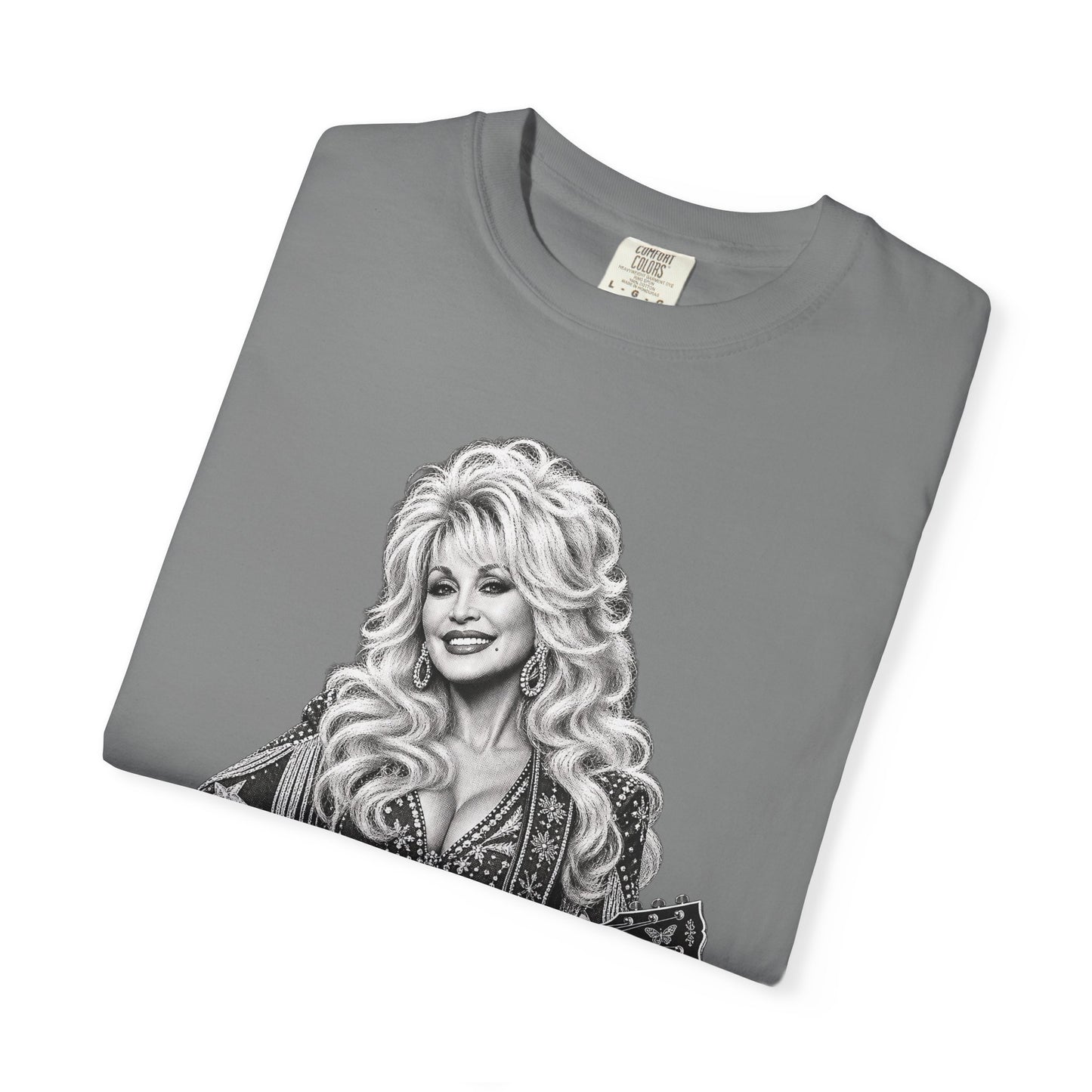 Country Singer Portrait T-Shirt - Acoustic Guitar Graphic Tee