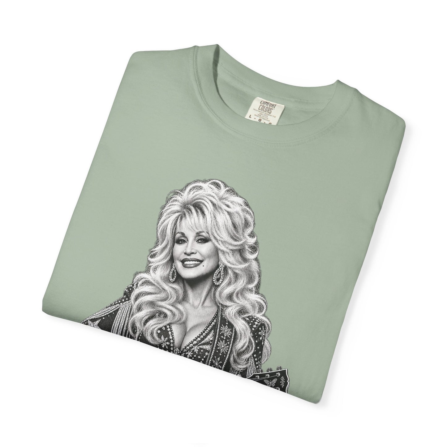 Country Singer Portrait T-Shirt - Acoustic Guitar Graphic Tee