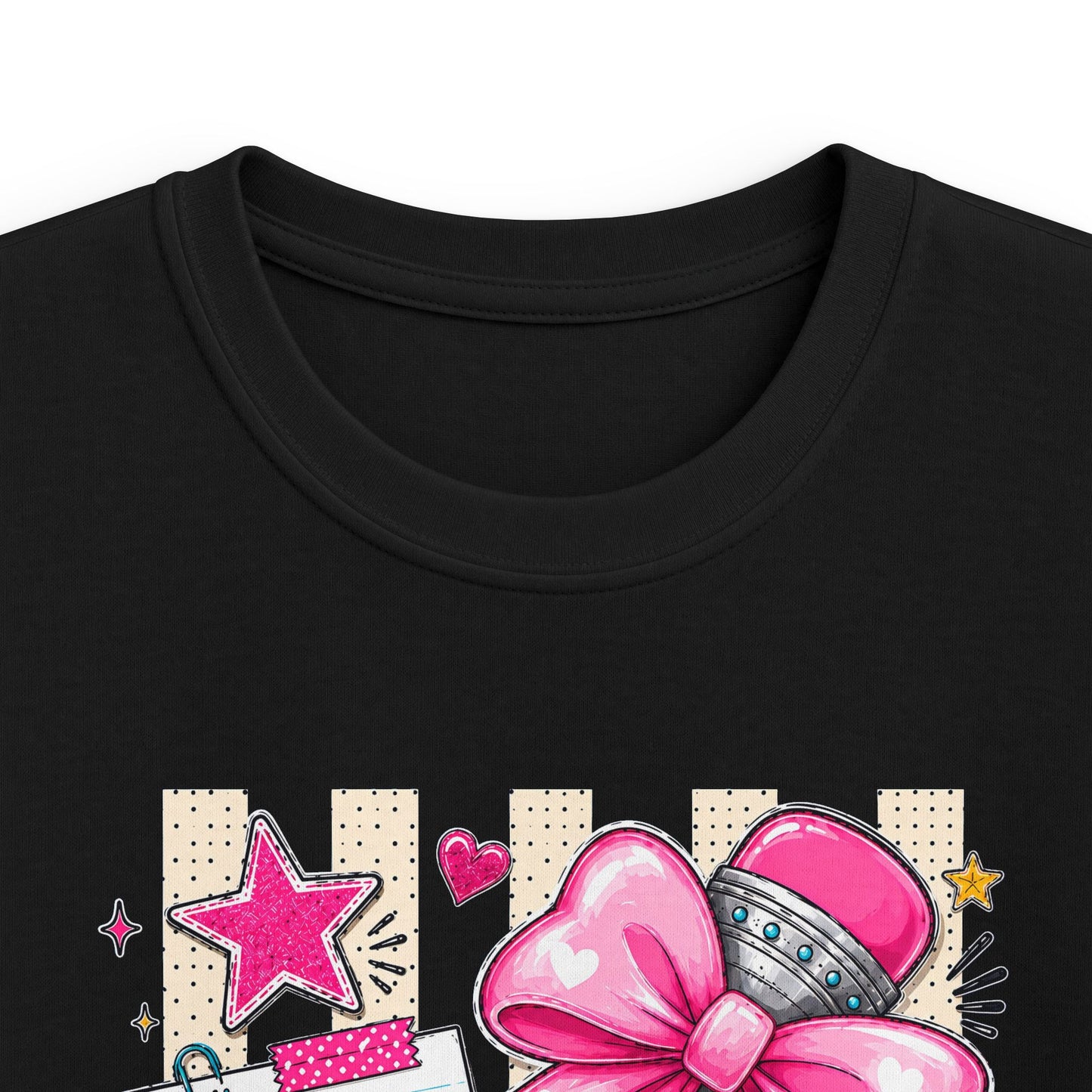 Second Grade Kids T-Shirt – Pink Bow Back-to-School Tee