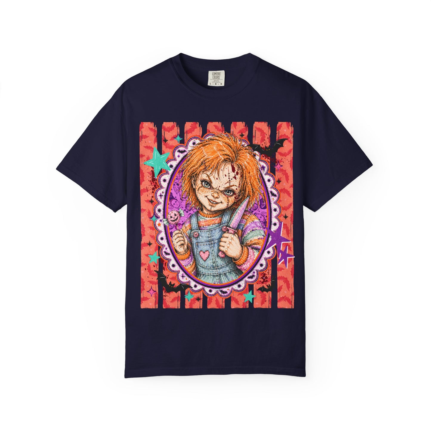 Chucky Doll Graphic T-Shirt — Retro Horror Movie Tee