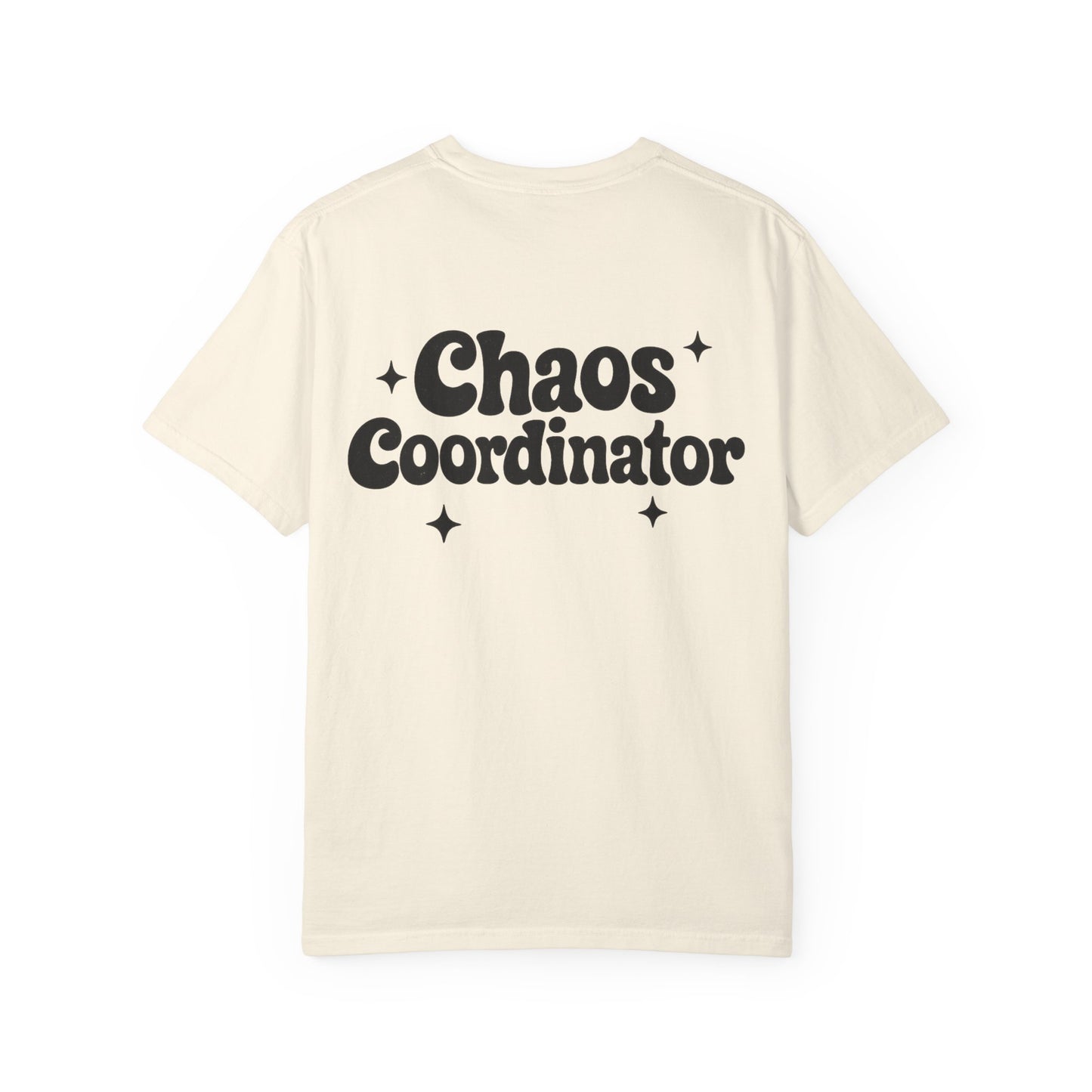 Chaos Coordinator T‑Shirt — Retro Script Graphic Tee