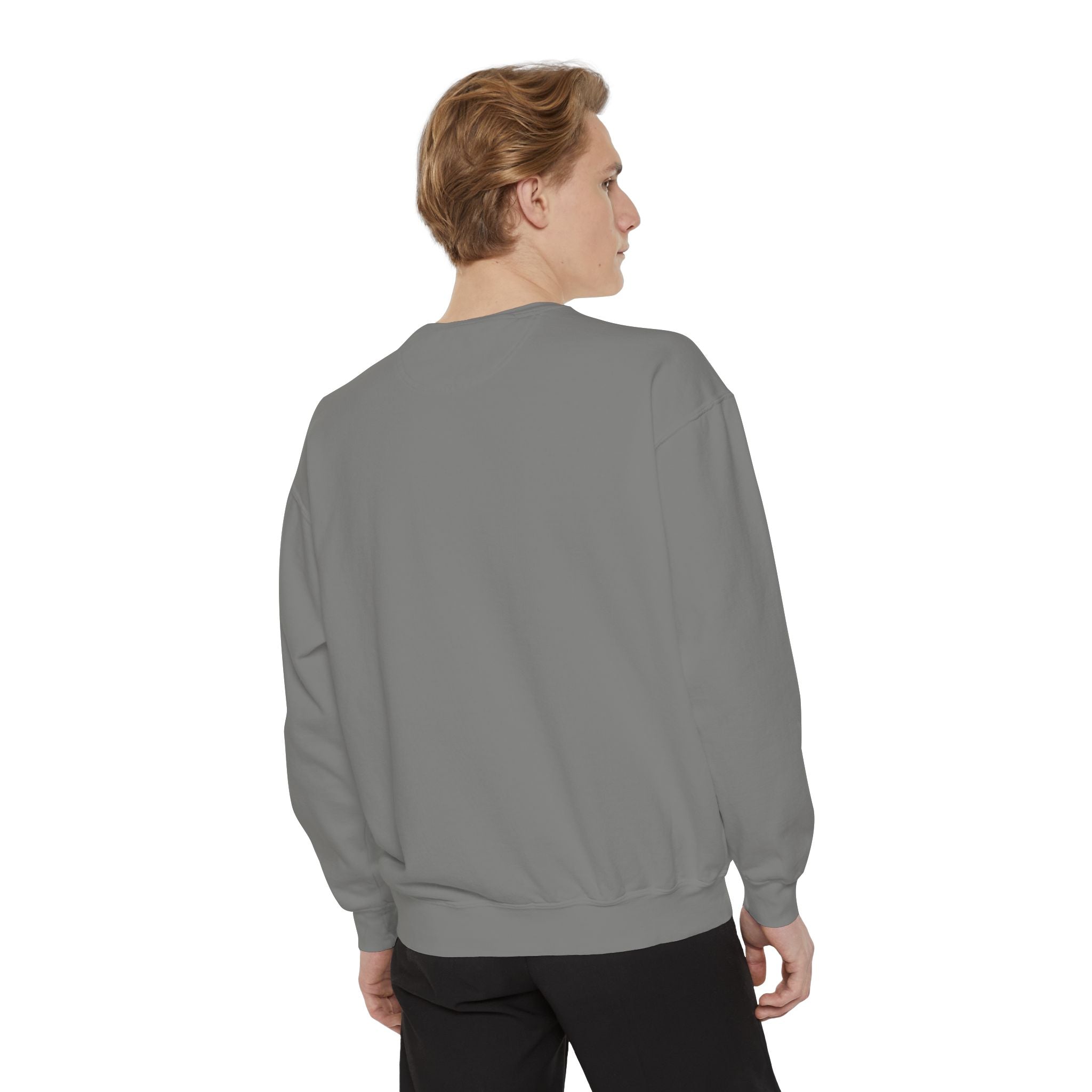 Veterans Tribute Sweatshirt — "Land of the Free, Because of the Brave" American Flag Memorial