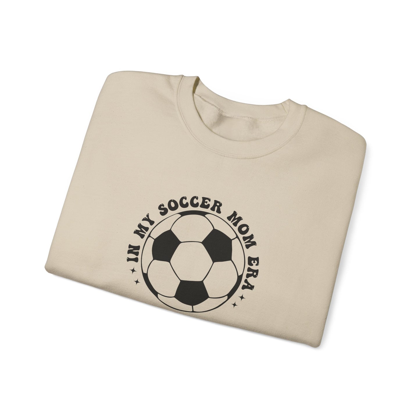 Soccer Mom Era Crewneck Sweatshirt — Retro Soccer Graphic
