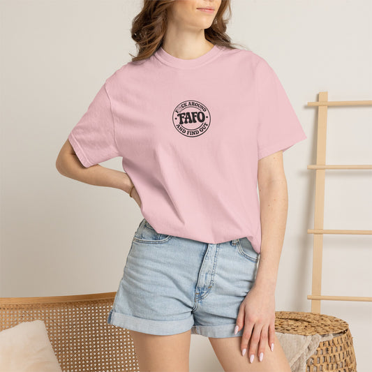 I Don't Chase Drama Tee — Funny Mom Dad Parenting T-Shirt ("I Don't Chase Drama Unless It's Chasing My Kids")