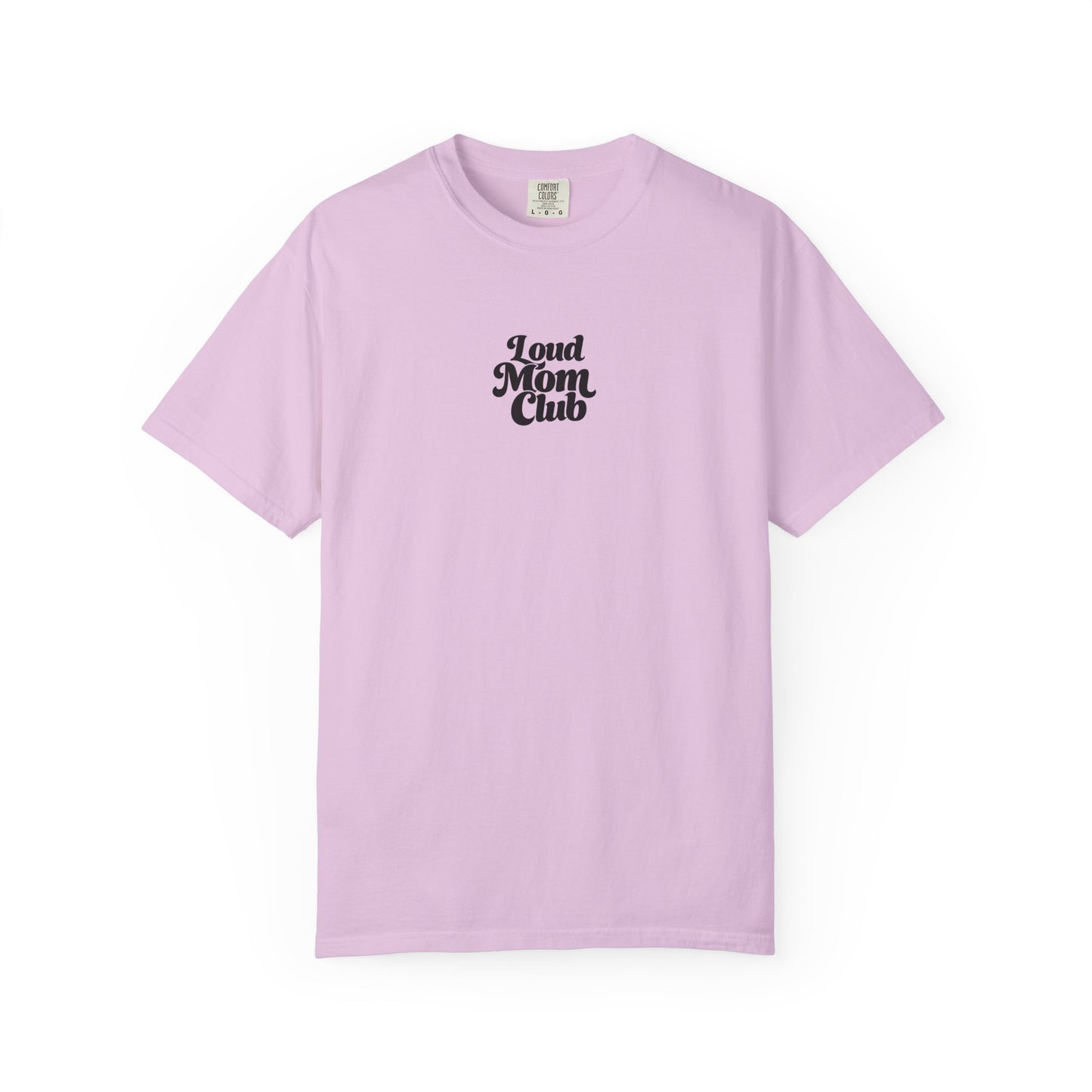 Soccer Mom T‑Shirt — "Loud Mom Club" Back Bow Graphic