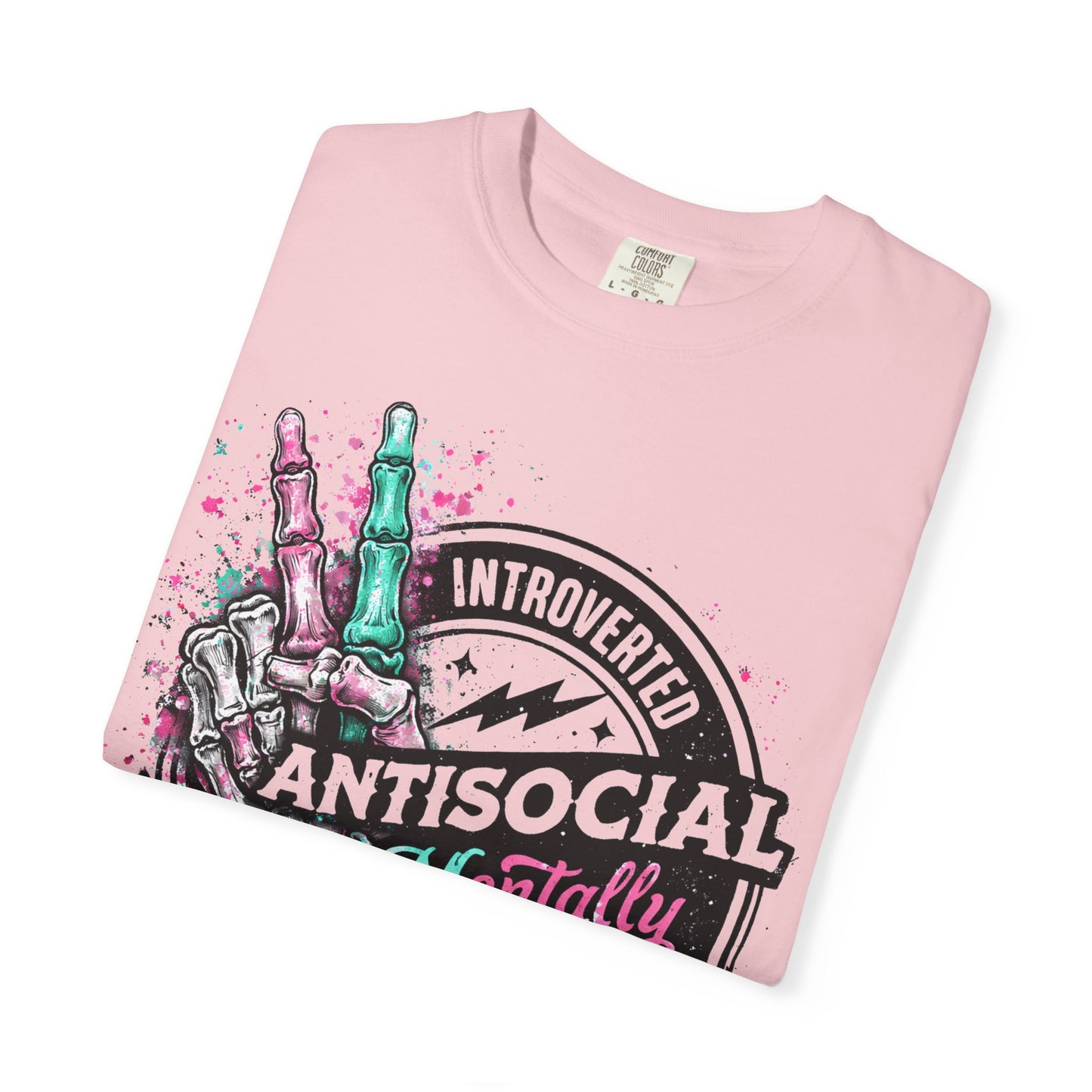 Antisocial & Mentally Spicy T‑Shirt — Introverted, Edgy Graphic Tee