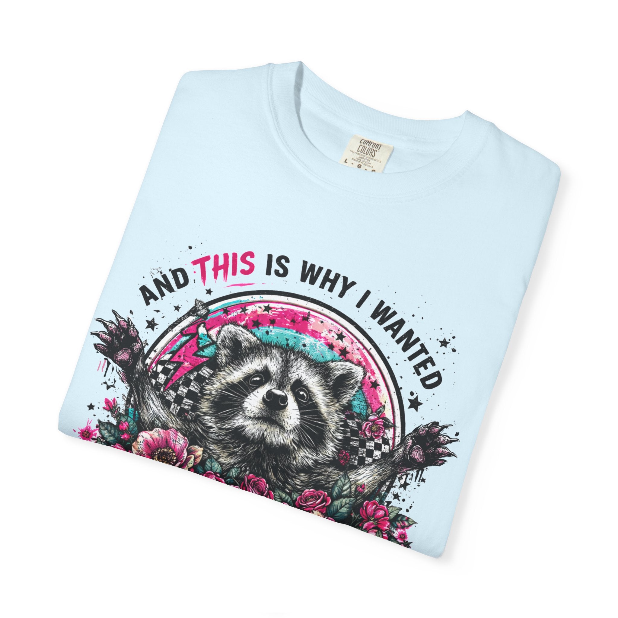 Raccoon "To Stay Home" Graphic T-Shirt
