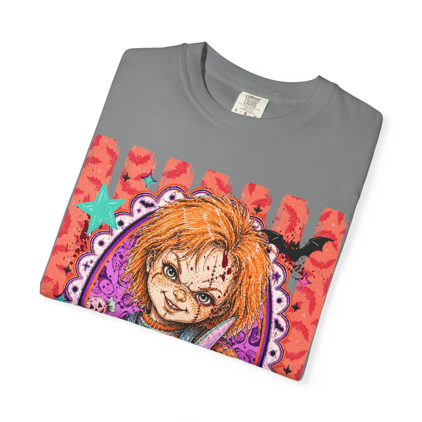 Chucky Doll Graphic T-Shirt — Retro Horror Movie Tee