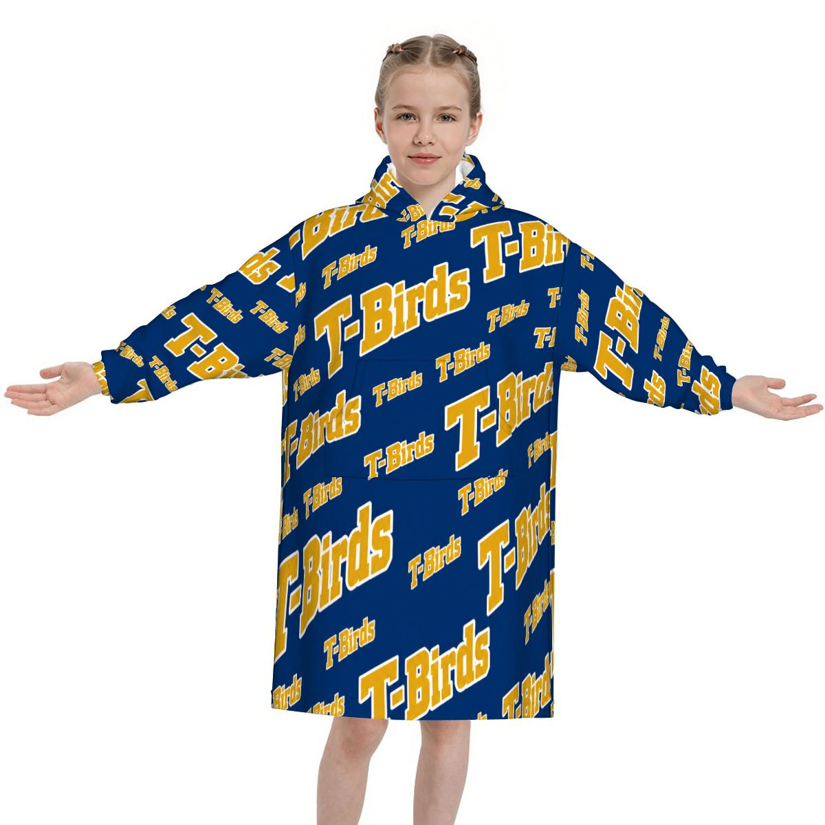 Blanket Hoodie for Kids TBirds