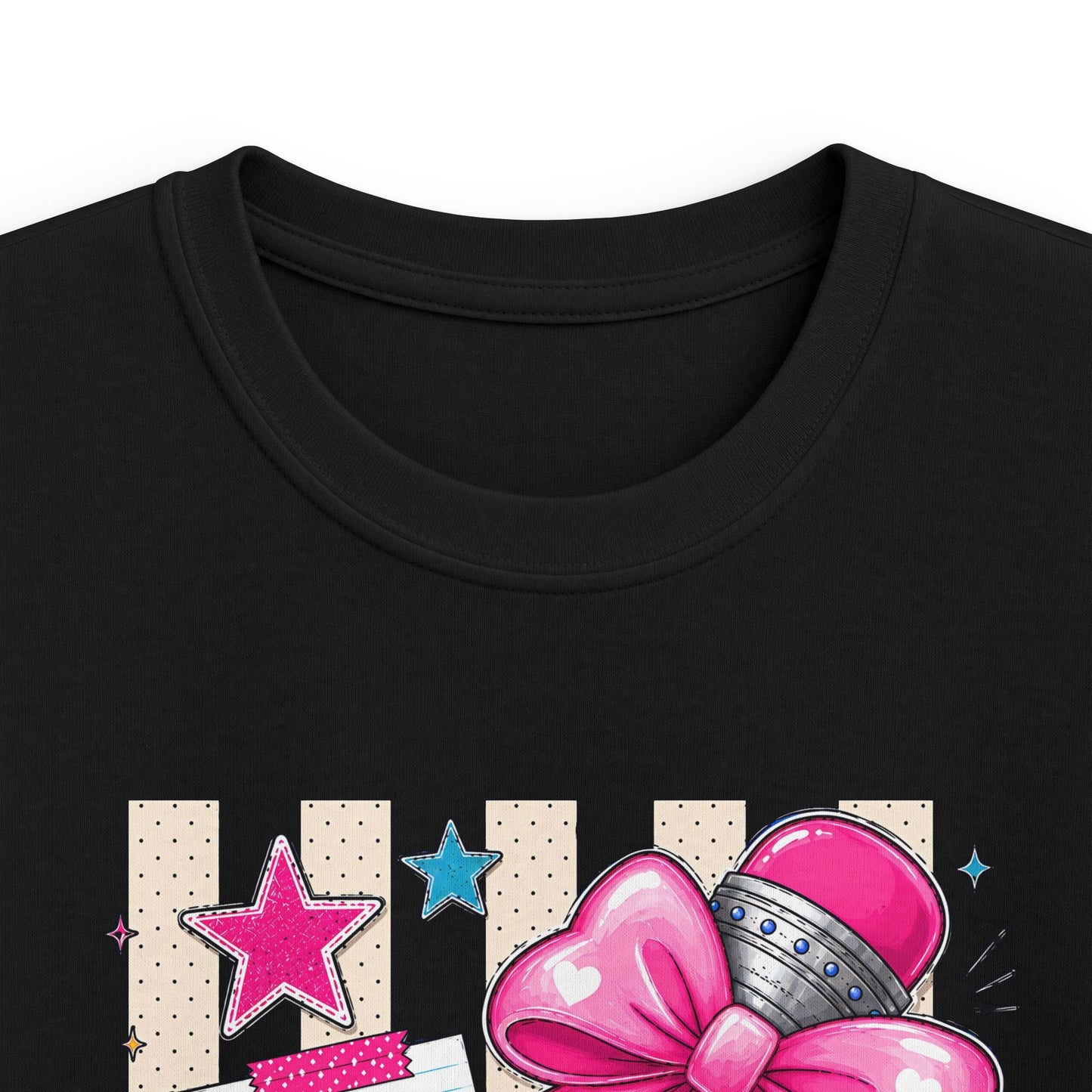 First Grade Kids T-Shirt — Cute Pink Bow Back-to-School Tee