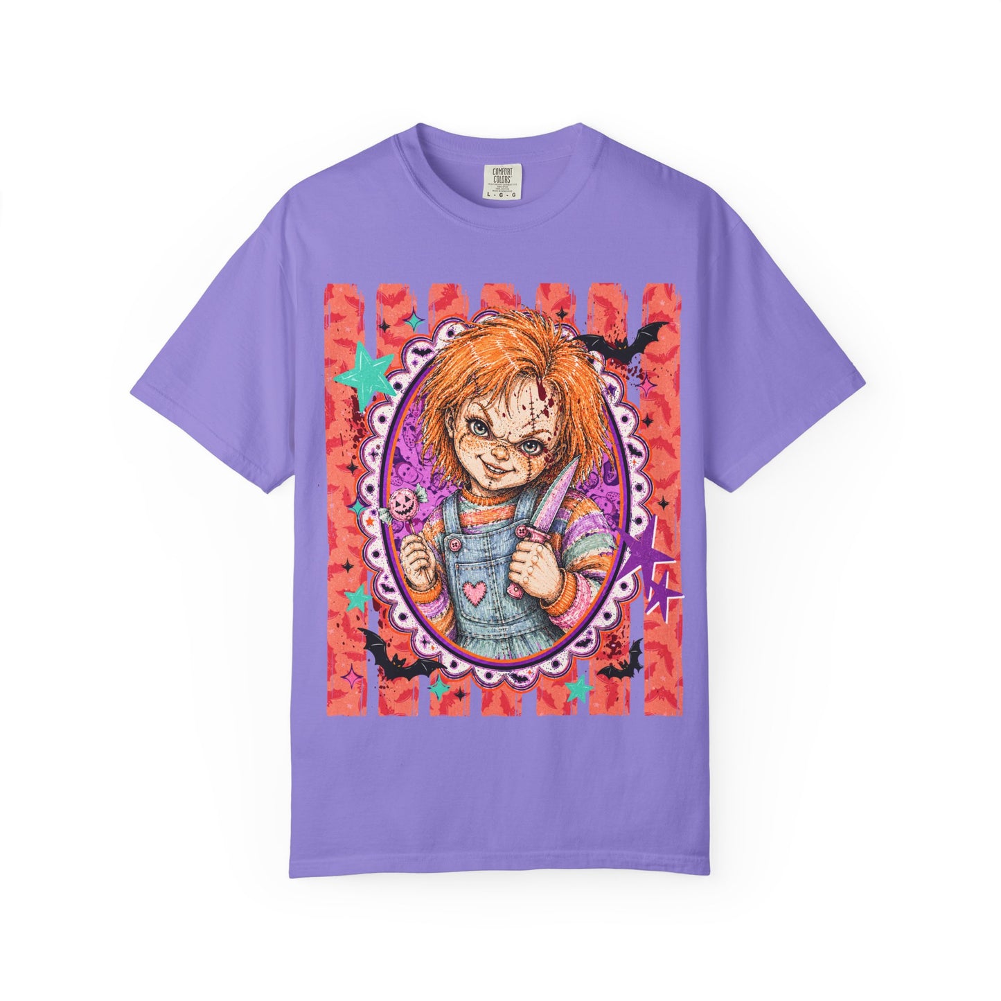 Chucky Doll Graphic T-Shirt — Retro Horror Movie Tee