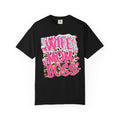 Wife Mom Boss Graphic T‑Shirt — Pink Leopard Stars Design