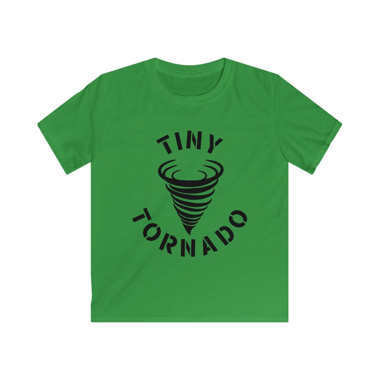 Tiny Tornado Kids T‑Shirt — Cute Storm Graphic Tee for Toddlers & Little Kids
