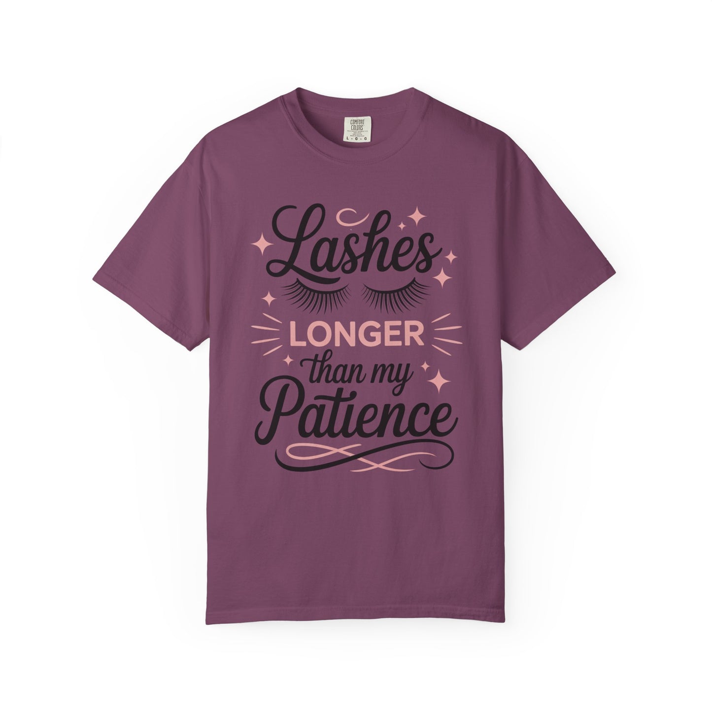 Lashes Longer Than My Patience T-shirt