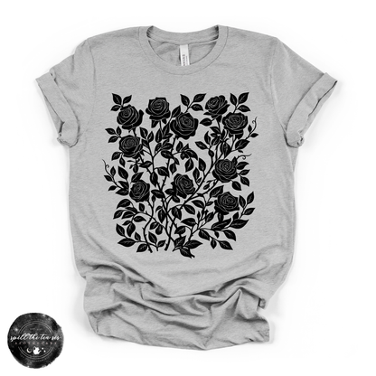 Rose Vines Tee | Vintage Botanical Floral Graphic T-Shirt