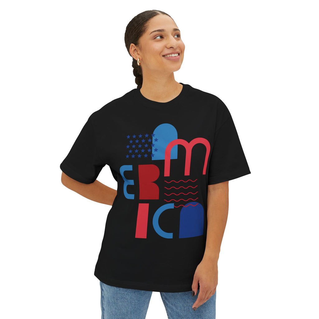 Puerto Rico Graphic Tee - Modern Red & Blue Typographic Design
