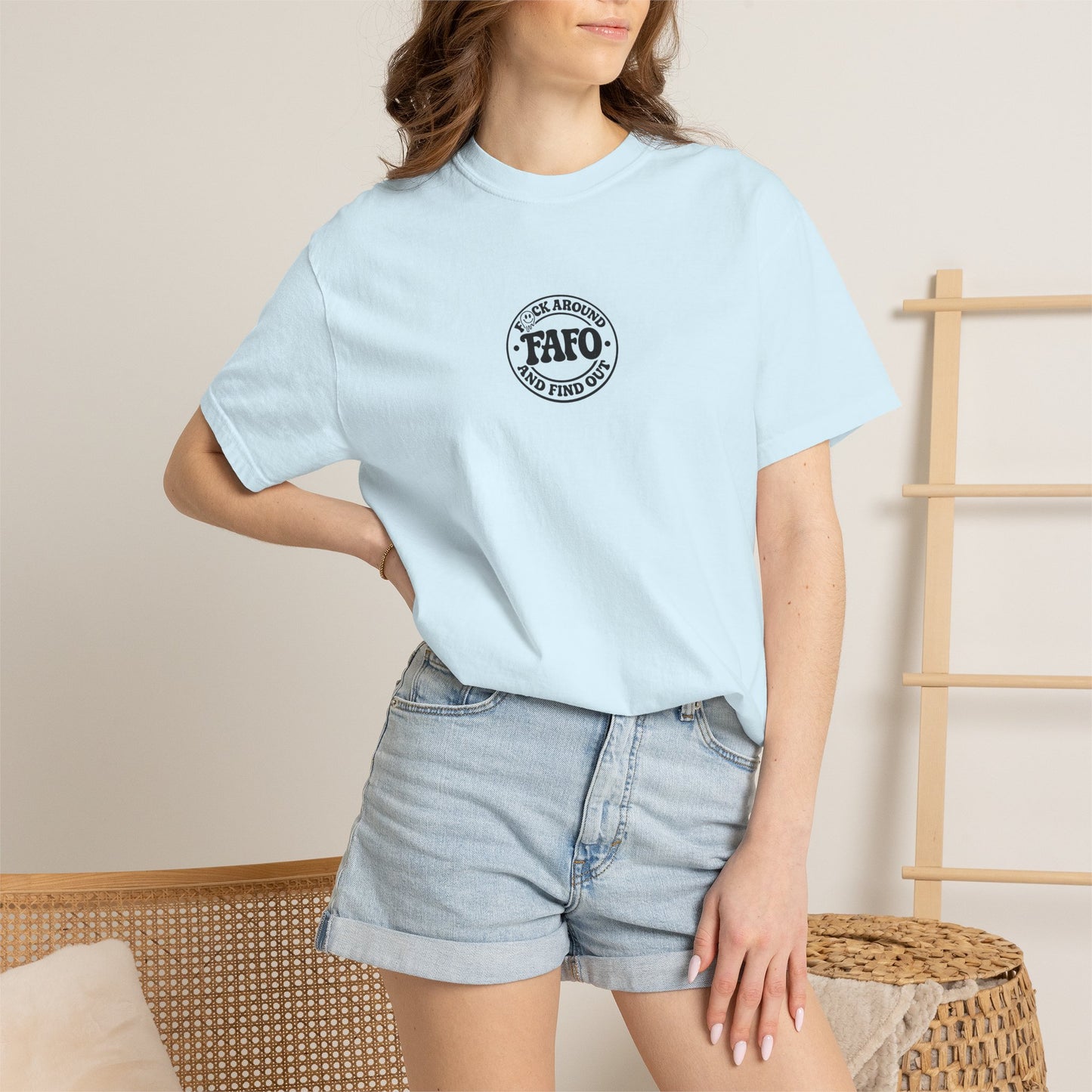 I Don't Chase Drama Tee — Funny Mom Dad Parenting T-Shirt ("I Don't Chase Drama Unless It's Chasing My Kids")